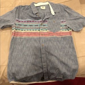 Vans short sleeve button down